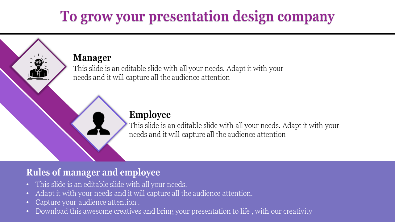 Free - Modern Company Presentation Template and Google Slides